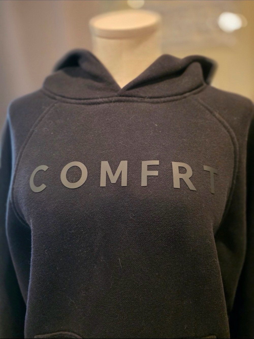 Comfort Black Crewneck Sweatshirt - Women's Pullover